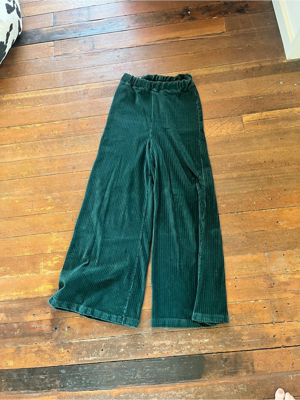 Free people ribbed velvet pants small